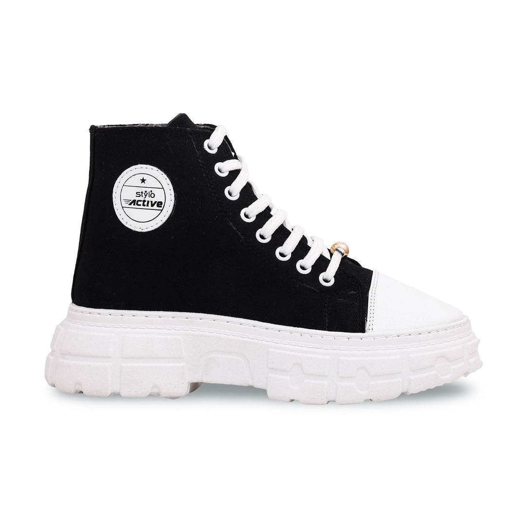 Black High Ankle Sneaker AT7253