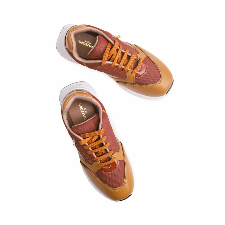 Mustard Athleisure Sneaker For Ladies AT7361