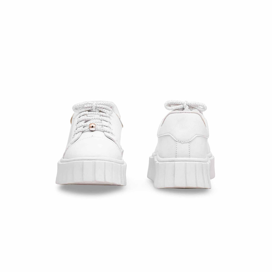 White Casual Sneaker For Women AT7377