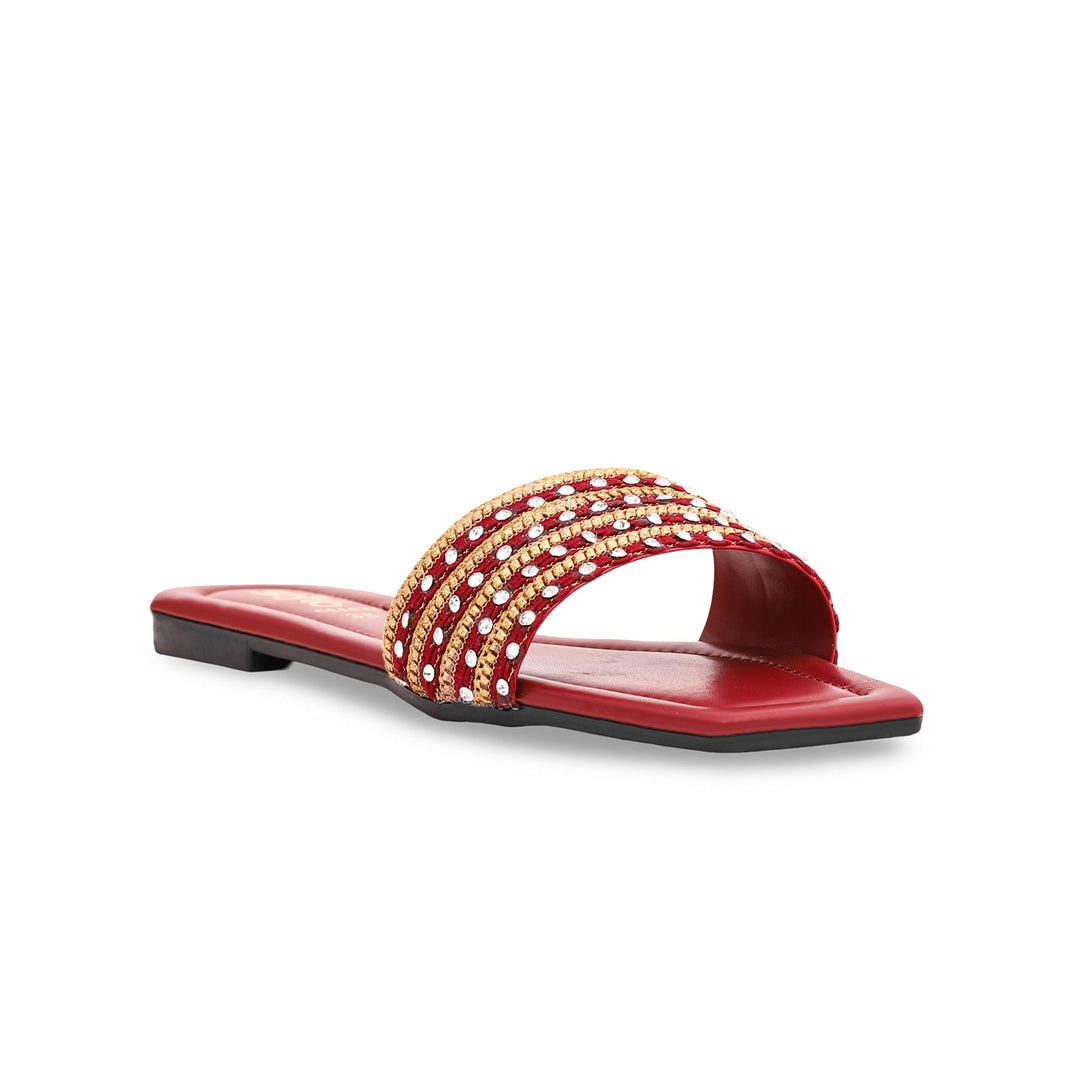 Maroon Casual Slipper CL1632