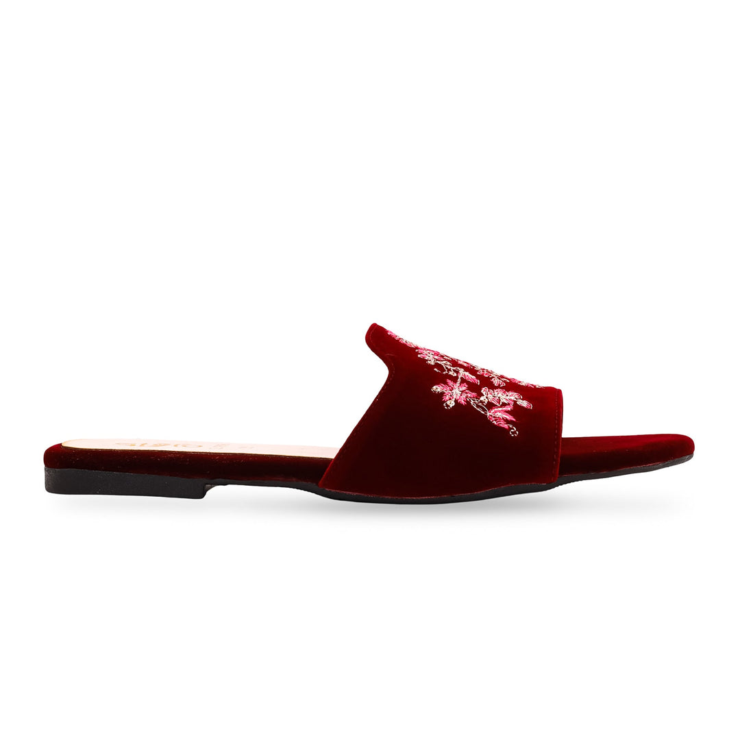 Maroon Casual Slipper CL1808