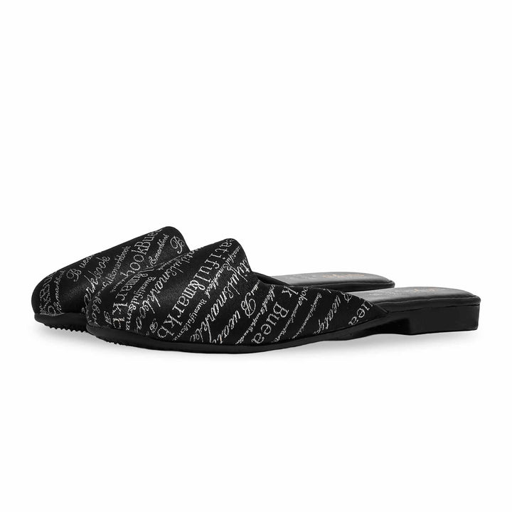 Black Back Open Chappal CL1859