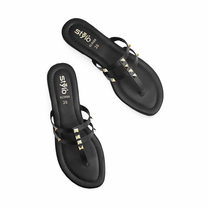 Black Casual Slipper CL1893