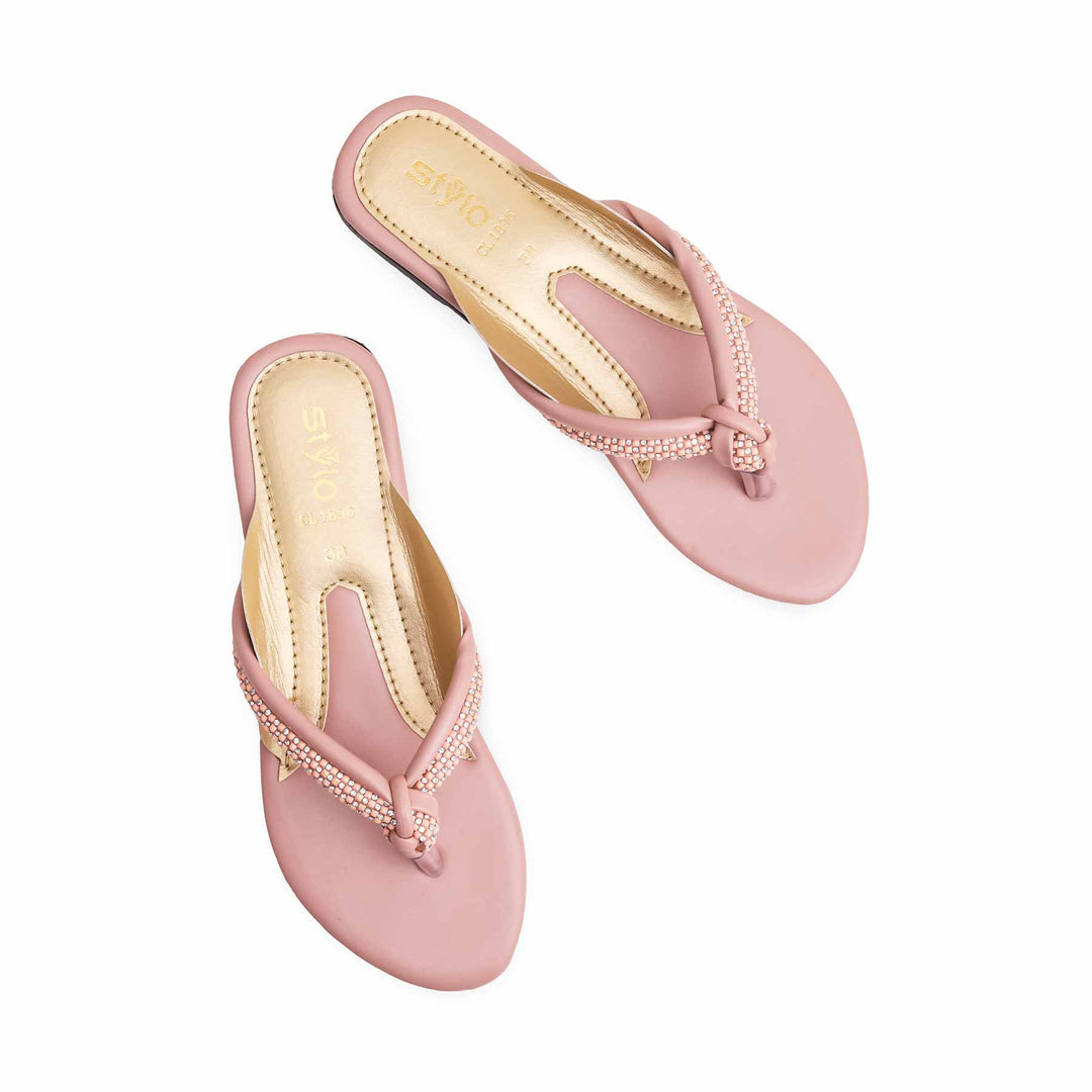 Peach Casual Chappal CL1896