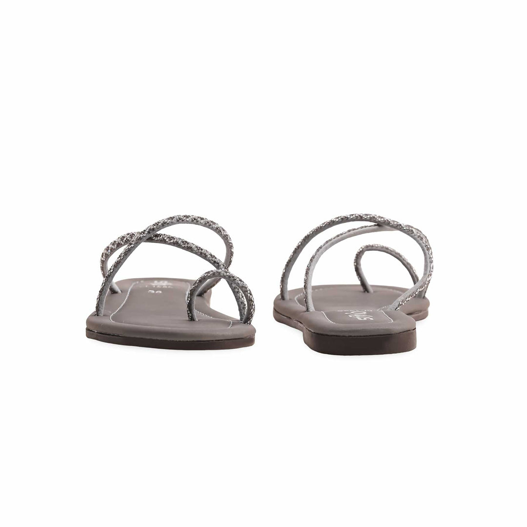 Grey Casual Chappal CL1986