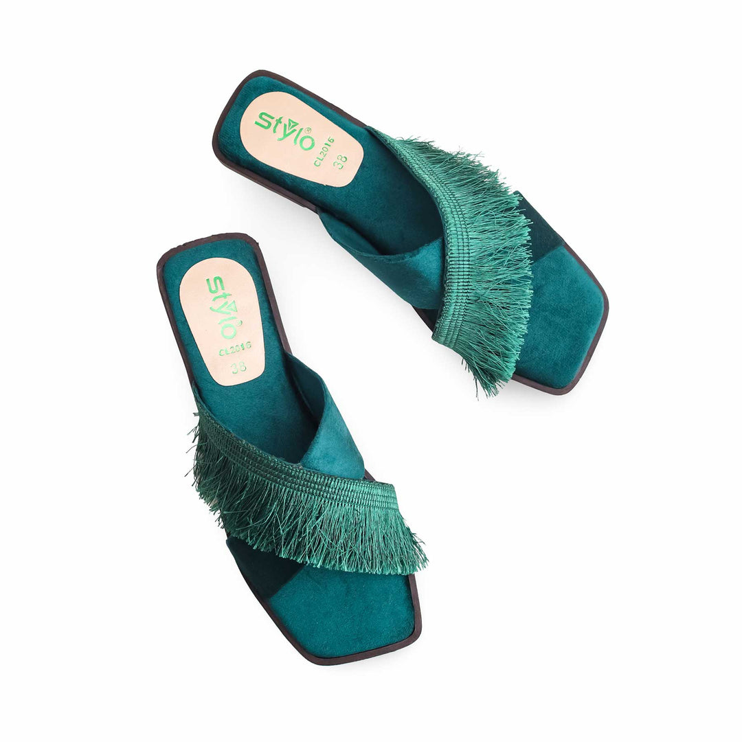 Green Casual Slipper CL2016