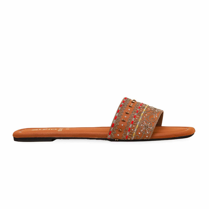 Brown Fancy Slipper EC0159