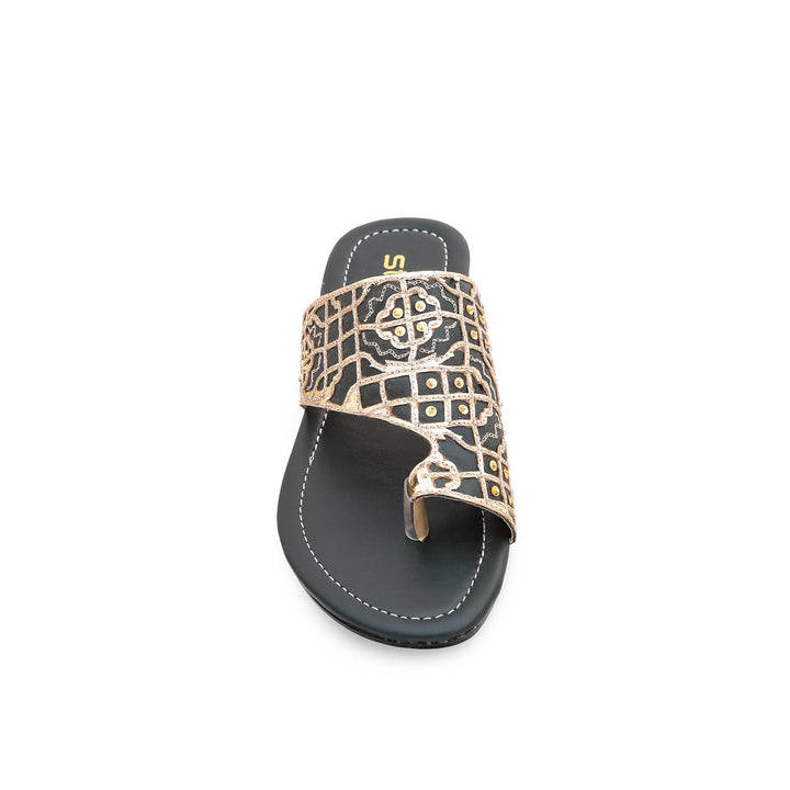 Green Ethnic Chappal EC0171