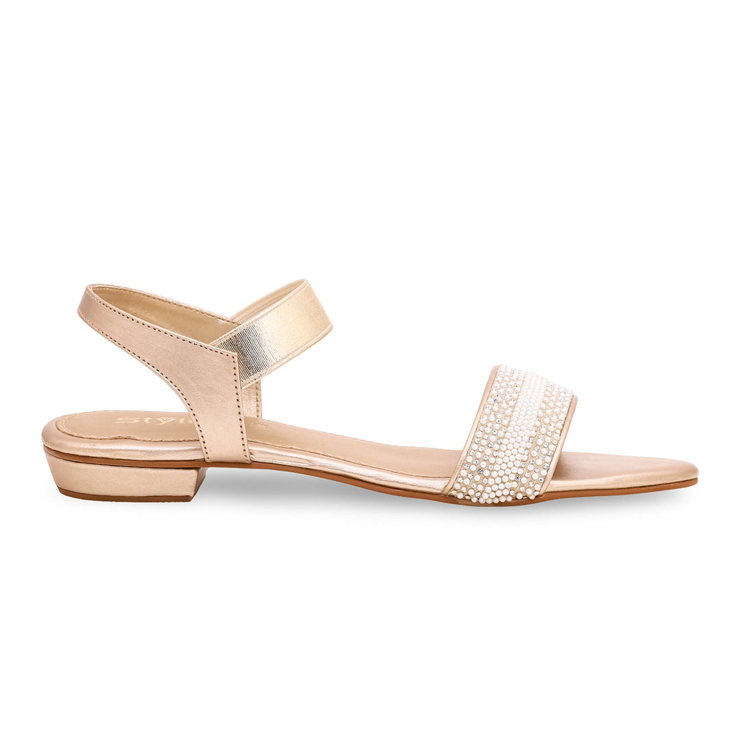 Golden Fancy Sandal FN5795