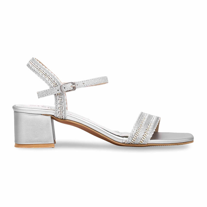 Silver Fancy Sandal FN5828