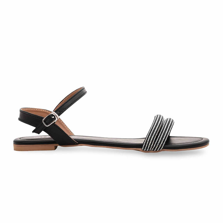 Black Fancy Sandal FN5867