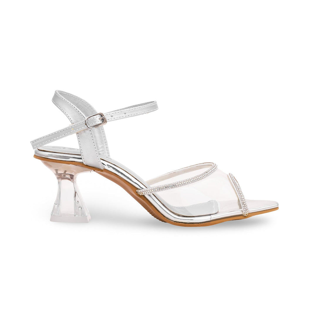 Silver Fancy Sandal FN5868