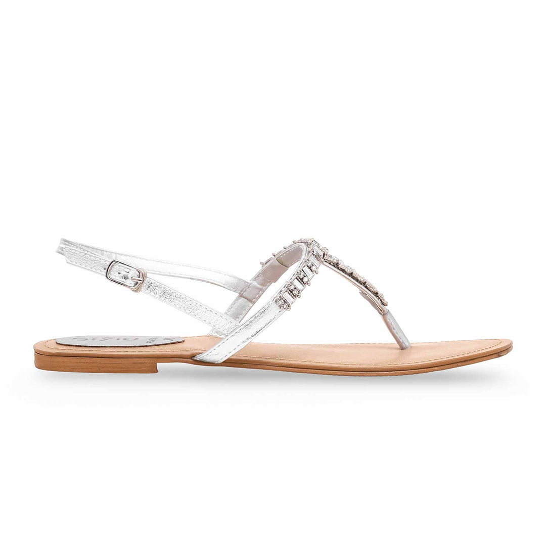 Silver Fancy Sandal FN5904