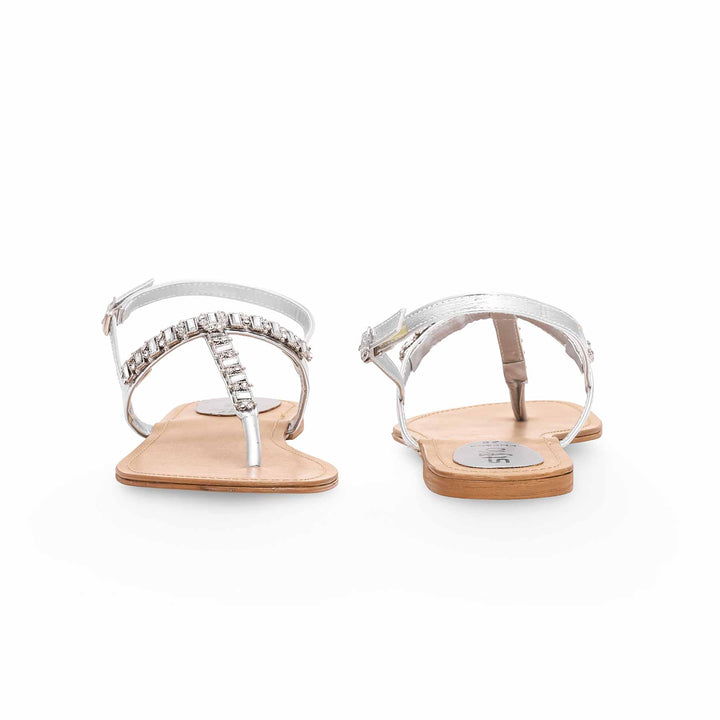 Silver Fancy Sandal FN5904