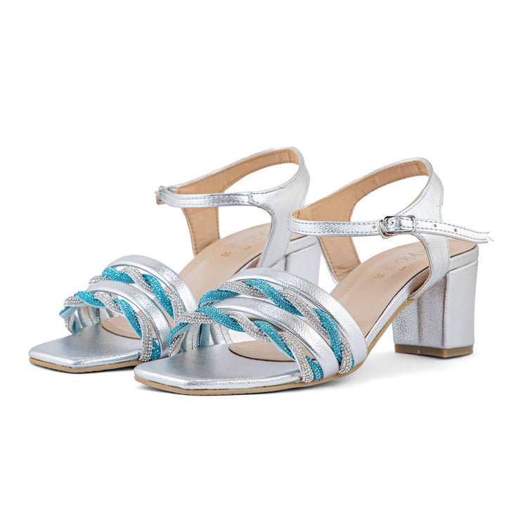 Silver Fancy Sandal FN5913