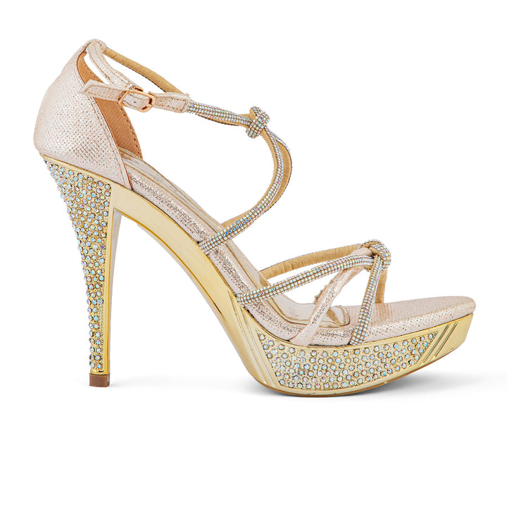 Golden Fancy Bridal Sandal FN5937