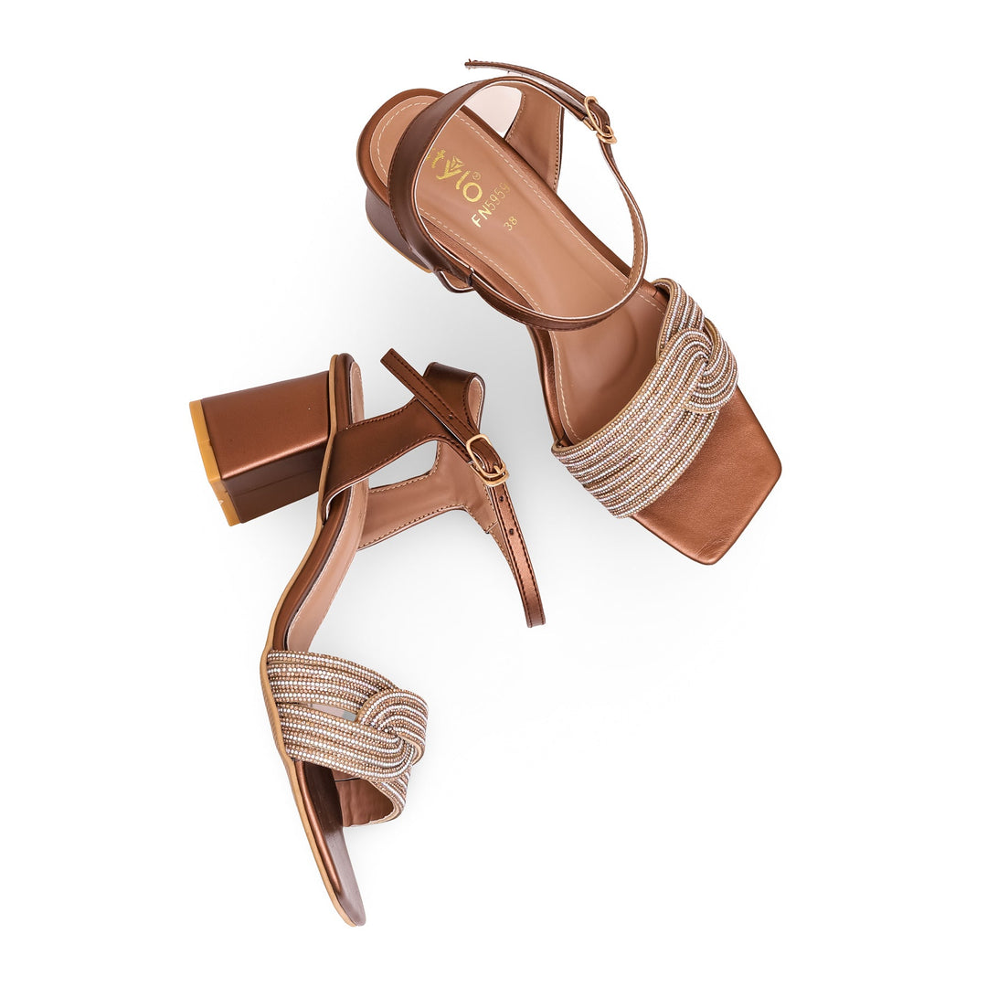 Brown Fancy Sandal FN5959