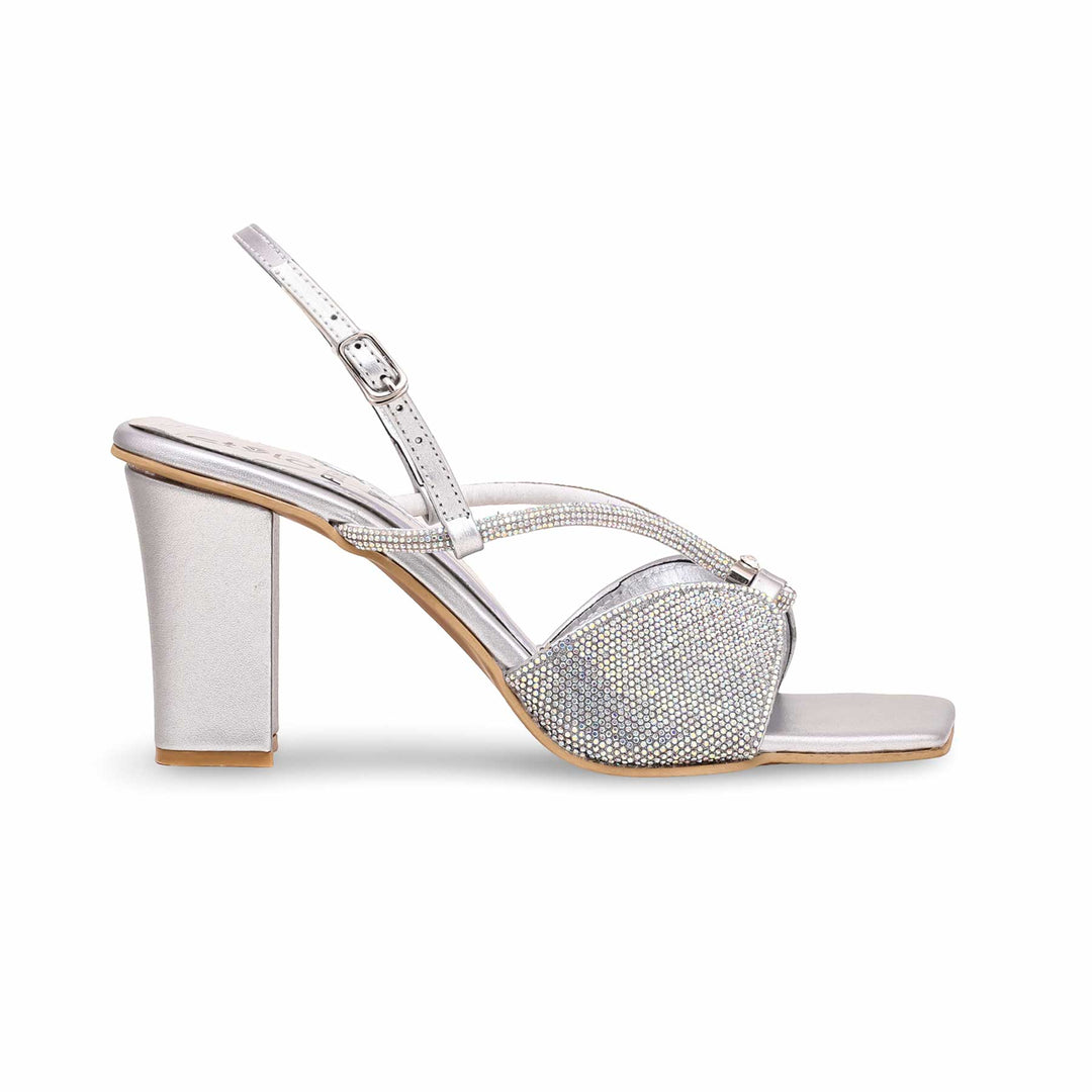 Silver Fancy Sandal FN5960