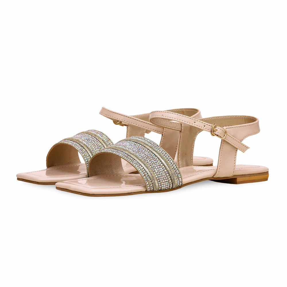 Golden Fancy Sandal FN5977