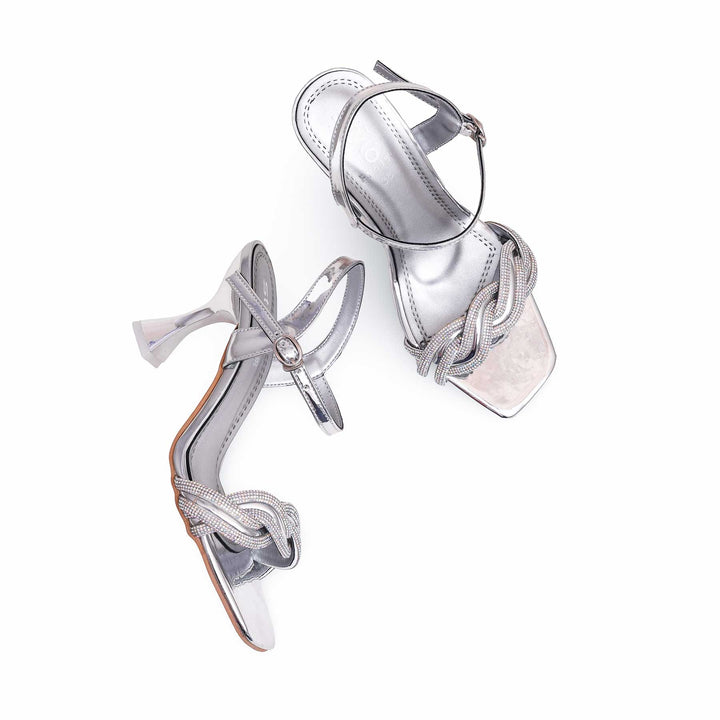 Silver Fancy Sandal FN5980