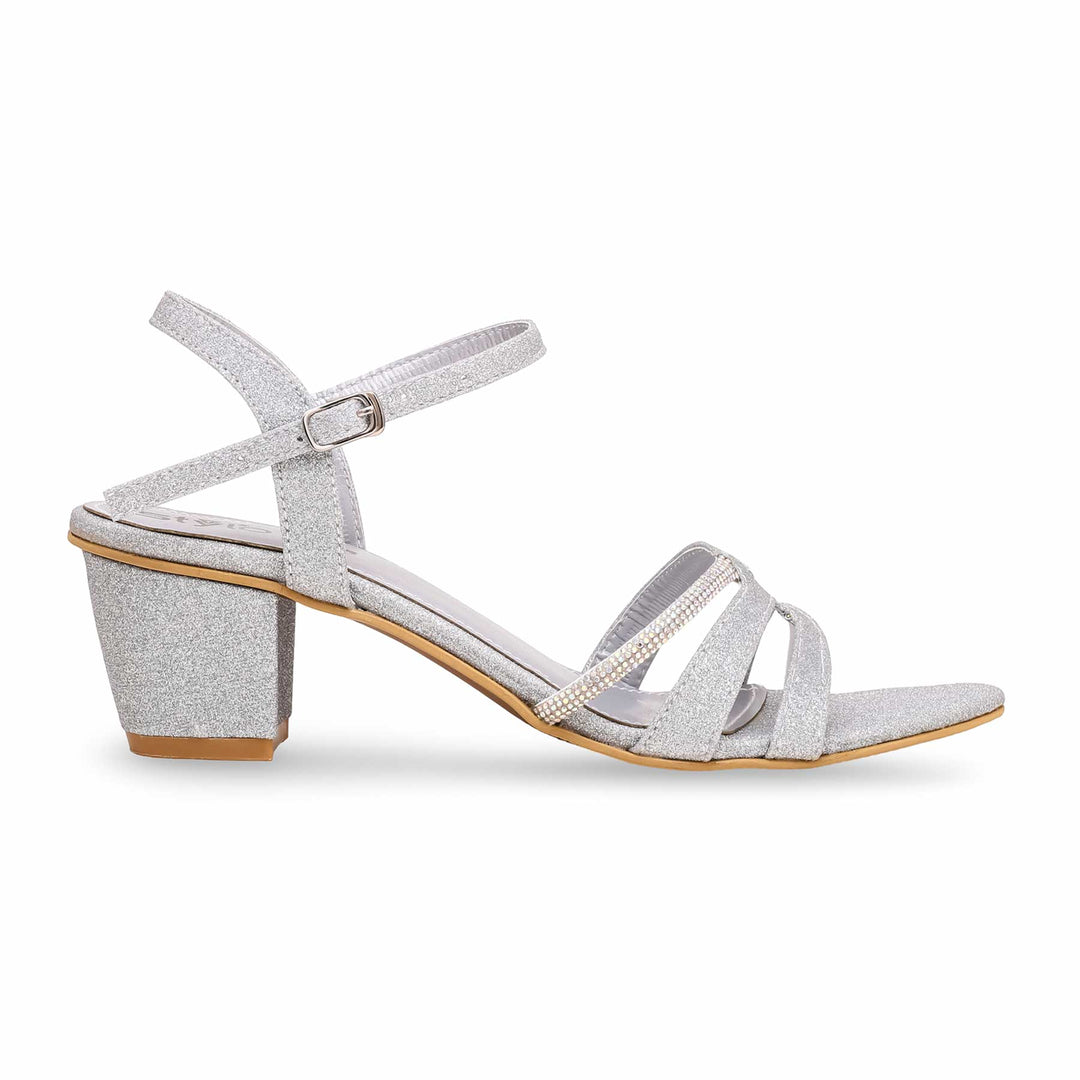 Silver Fancy Sandal FN5982