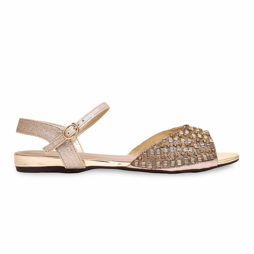 Golden Fancy Sandal FN5998