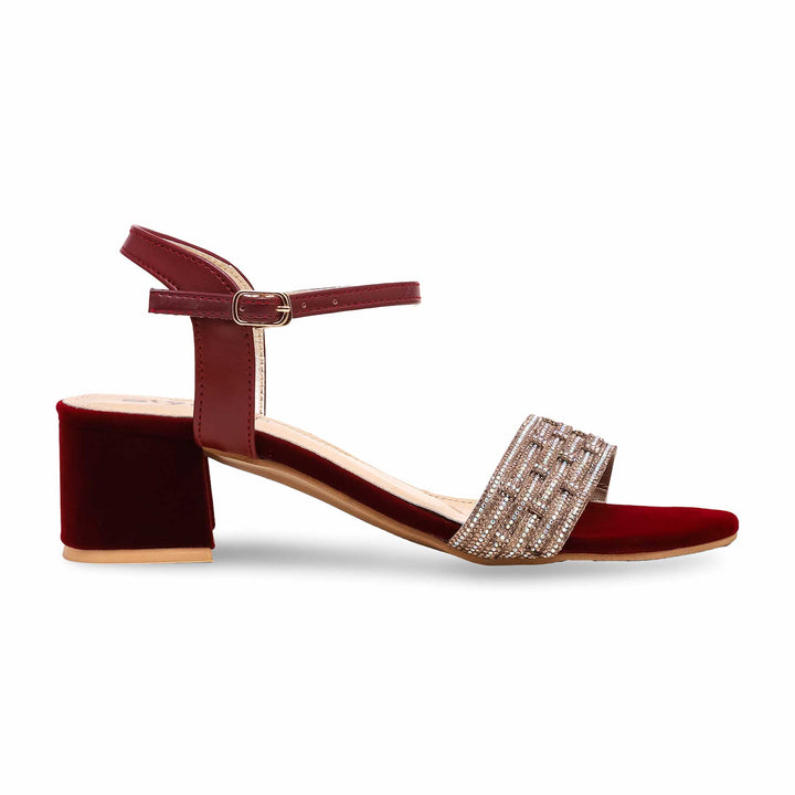 Maroon Fancy Sandal FN6028