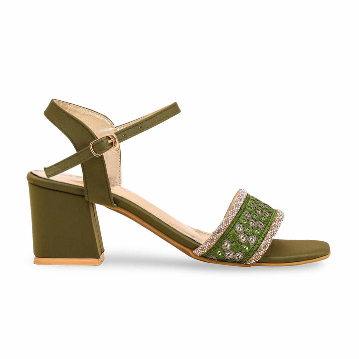 Olive Fancy Sandal FN6030