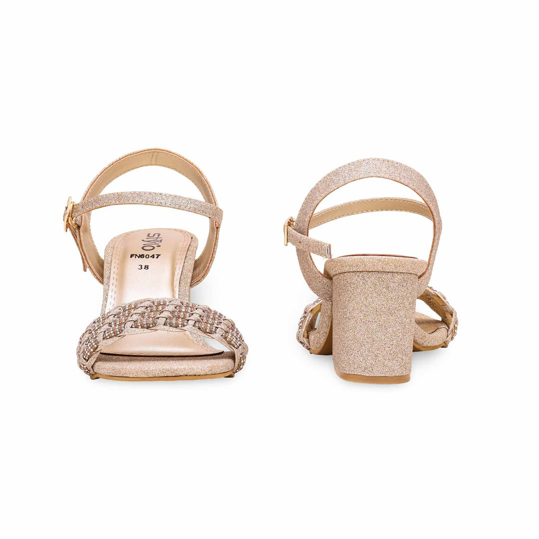 Golden Fancy Sandal FN6047