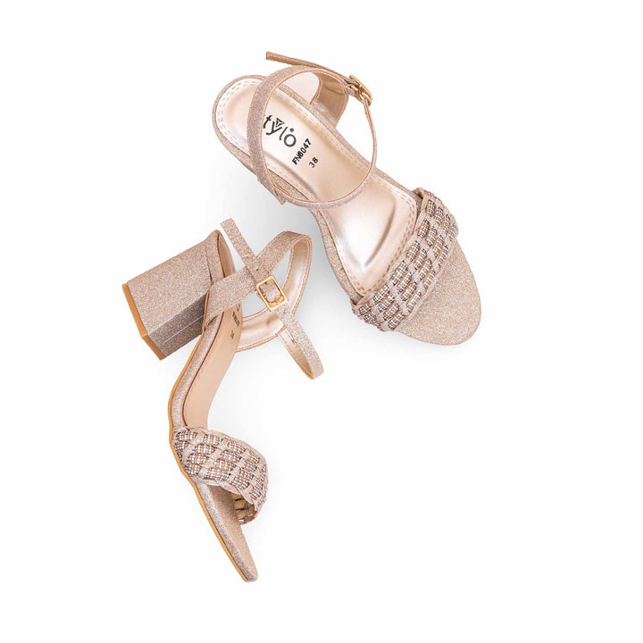 Golden Fancy Sandal FN6047