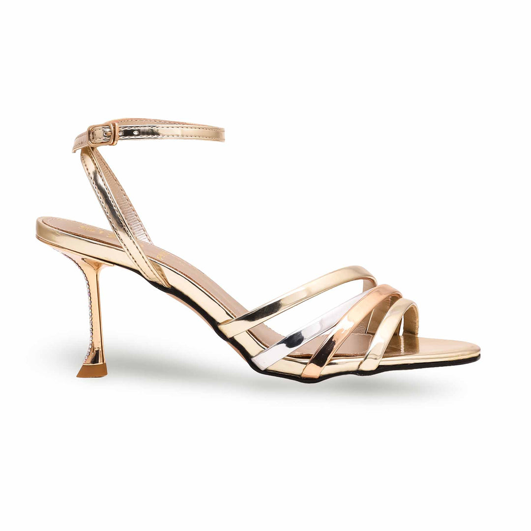 Golden Women Fancy Sandal FN6063