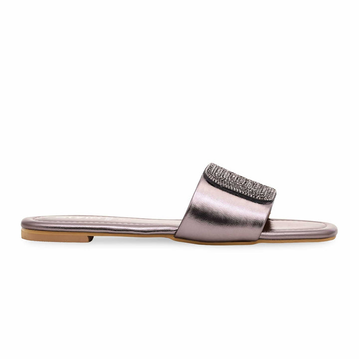 Grey Fancy Slipper FN7775