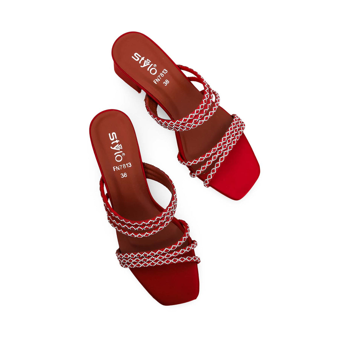 Maroon Fancy Slipper FN7813