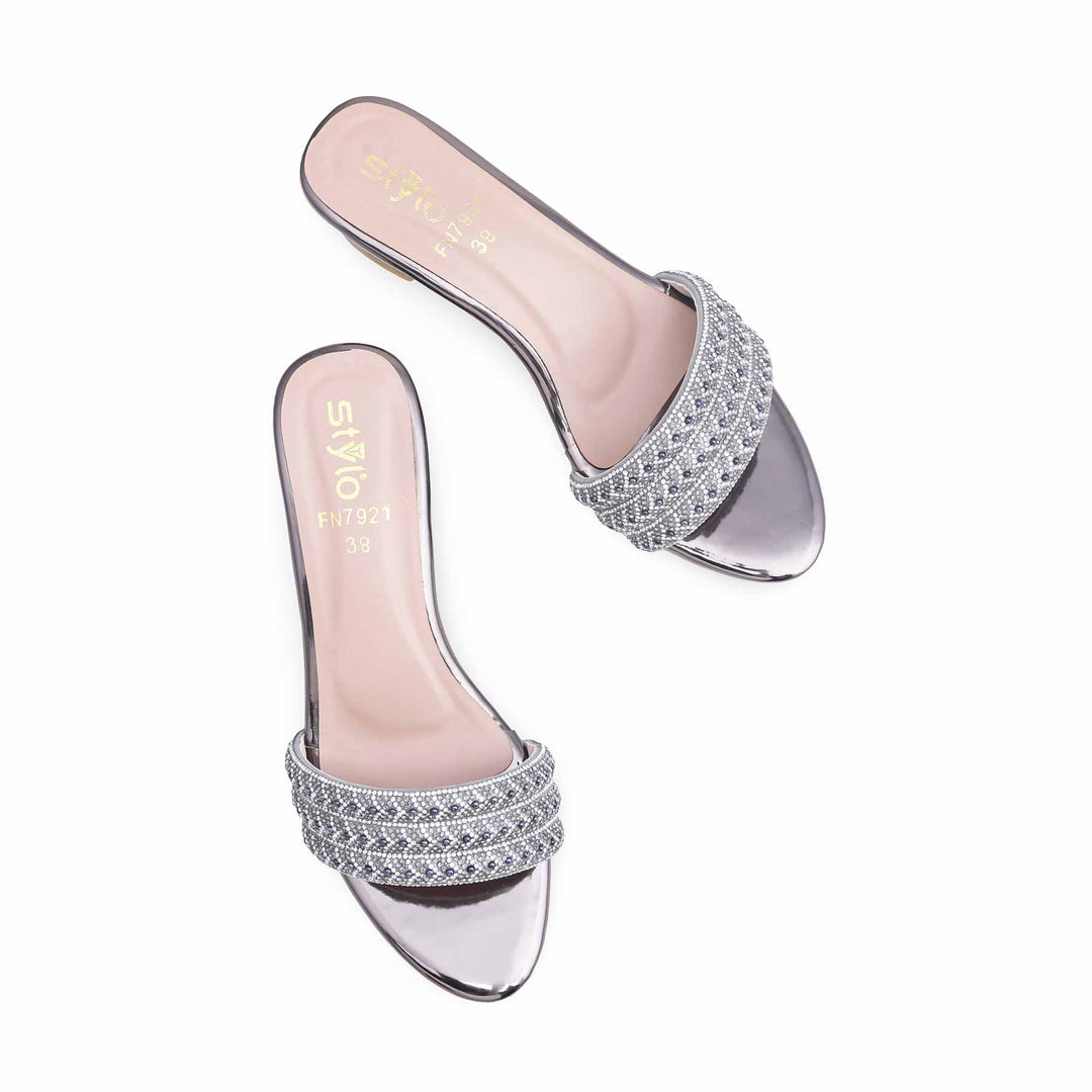 Grey Fancy Slipper FN7921