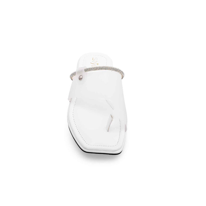 White Formal Chappal FR0510