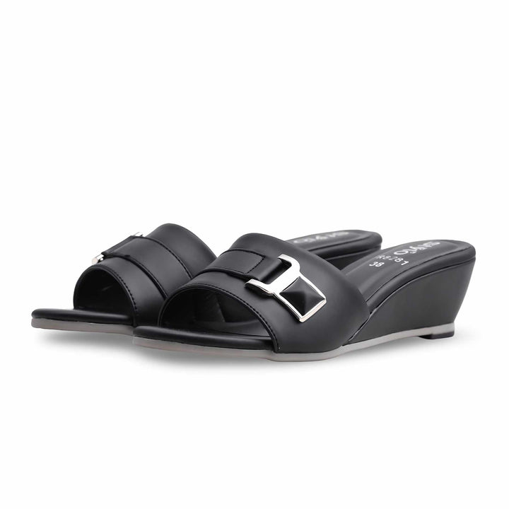 Black Formal Slipper FR8281