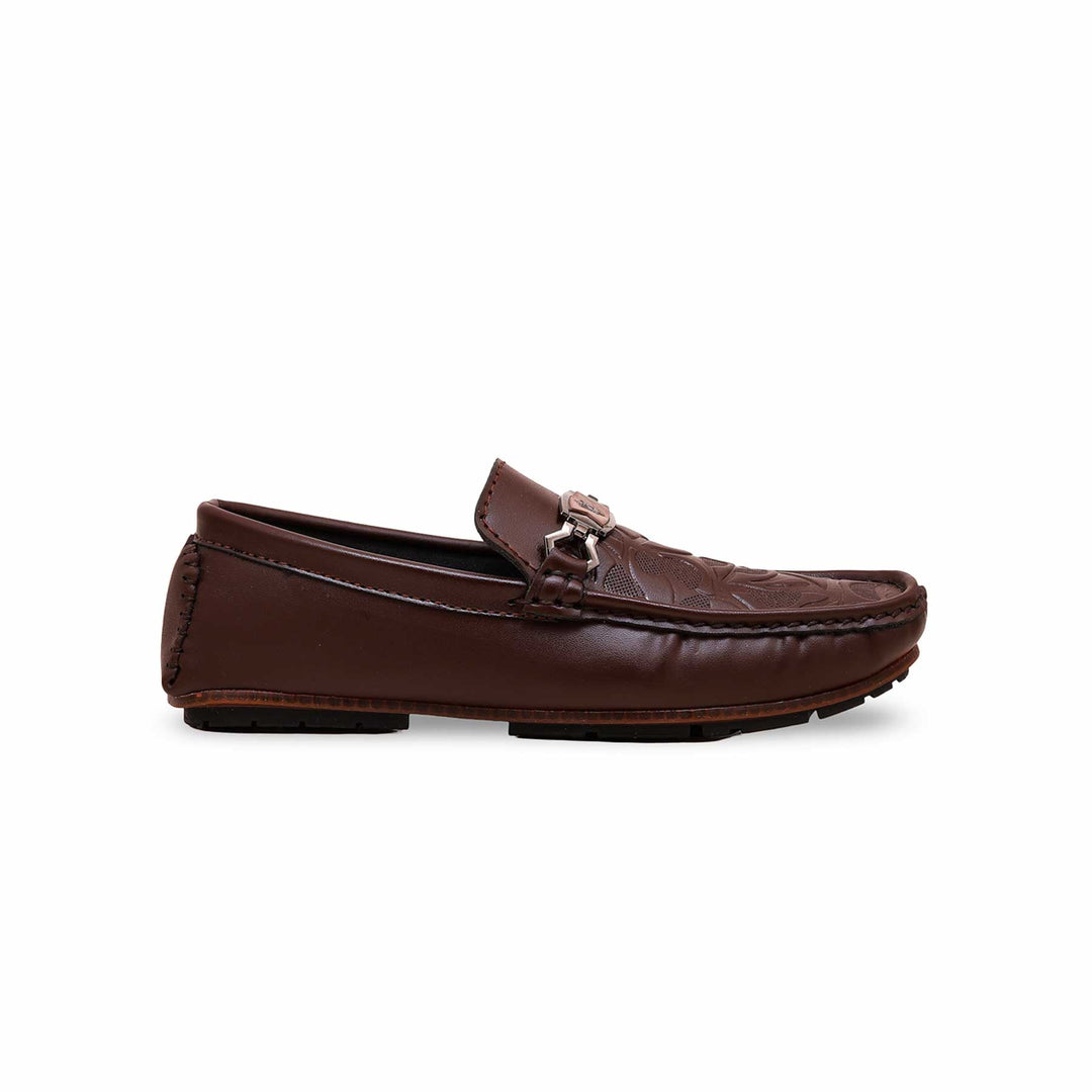 Boys Coffee Formal Moccasin KD0828