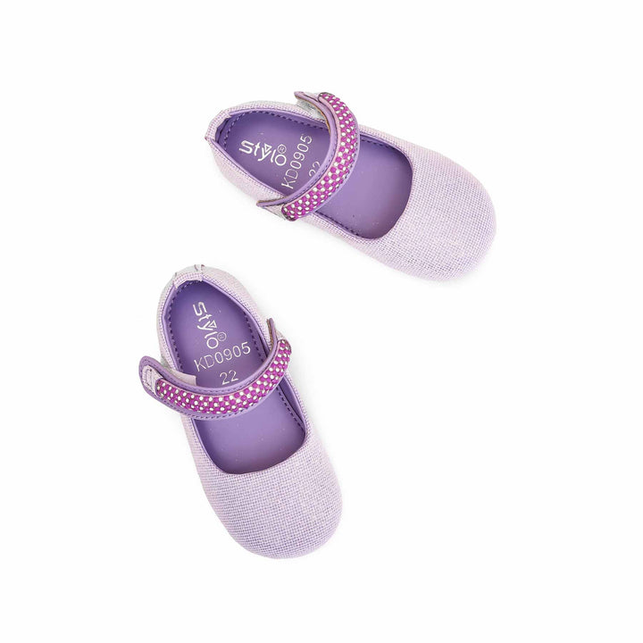 Girls Purple Fancy Pumps KD0905