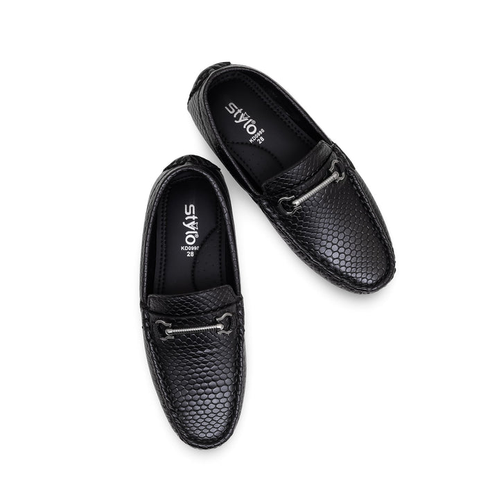 Boys Black Formal Shoes KD0998