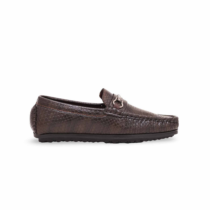 Boys Coffee Formal Moccasin KD0998