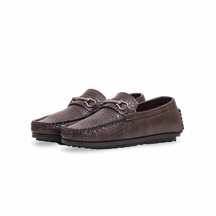 Boys Coffee Formal Moccasin KD0998