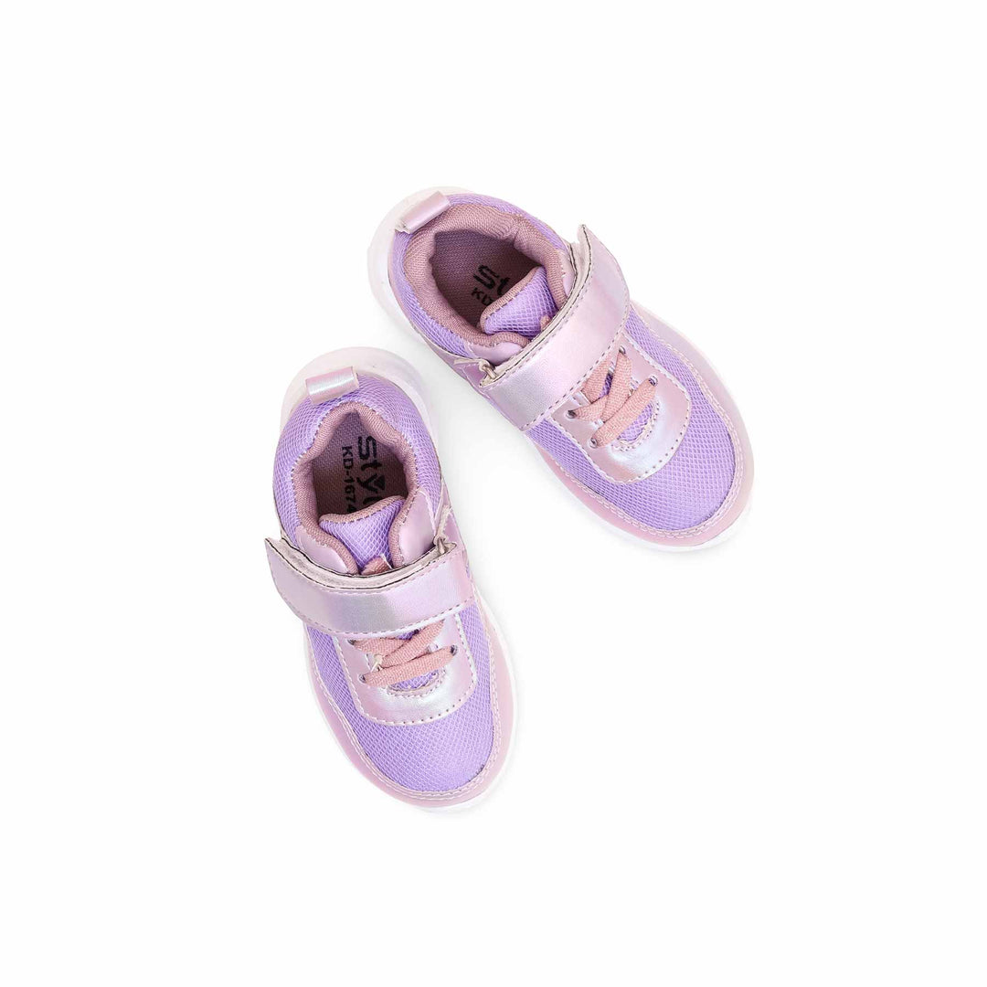 Girls Purple Casual Jogger KD1674