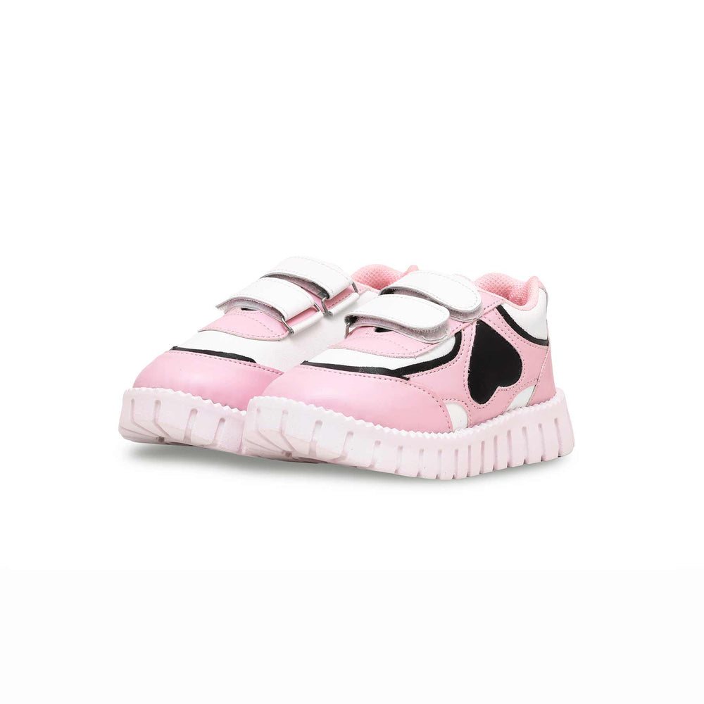 Girls Pink Casual Jogger KD1750