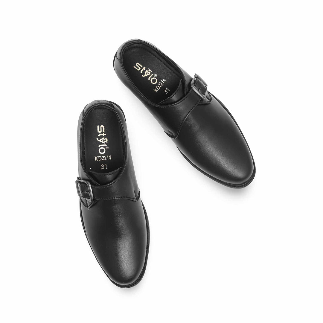 Boys Black Formal Shoes KD2214