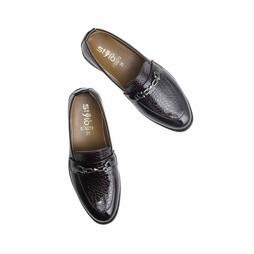 Boys Coffee Formal Shoes KD2219