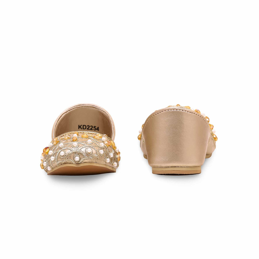 Girls Golden Fancy Khusa KD2254