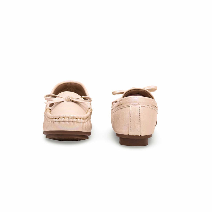 Girls Golden Formal Moccasin KD2299