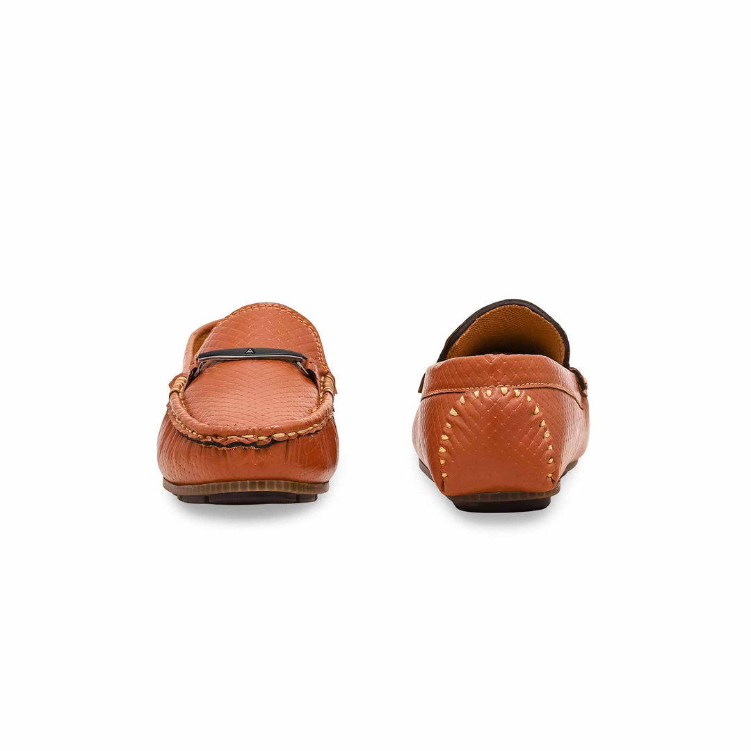 Boys Mustard Formal Moccasin KD2361