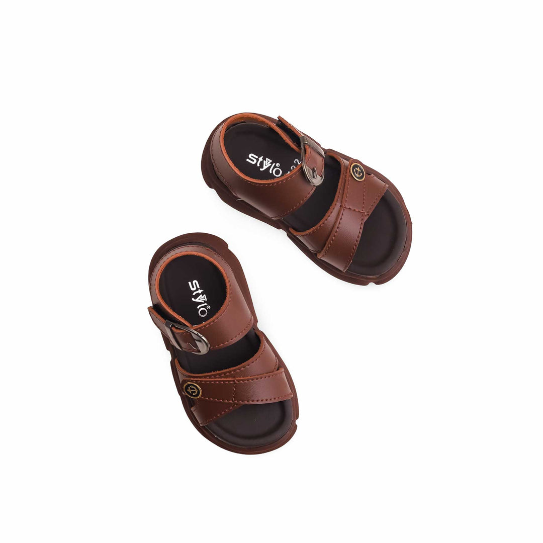 Boys Brown Formal Sandal KD4722