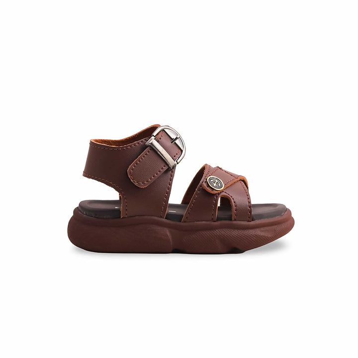 Boys Brown Formal Sandal KD4722